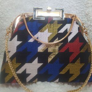 Clutch handbag - Retro - Handmade handbag